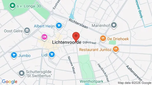Bedrijfsruimtes for rent i Oost Gelre - kort over placeringen