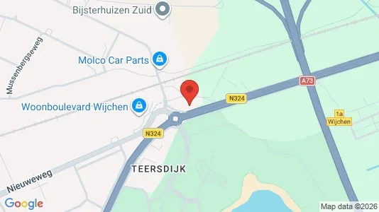 Kantorruimte for rent i Wijchen - kort over placeringen