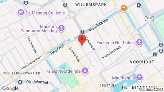 Kantorruimte for rent i The Hague Centrum - kort over placeringen