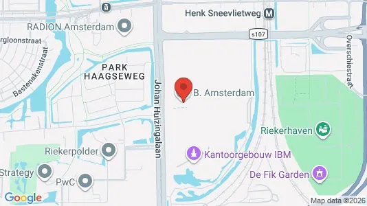 Kantorruimte for rent i Amsterdam Slotervaart - kort over placeringen