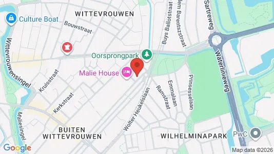 Kantorruimte for sale i Utrecht Oost - kort over placeringen