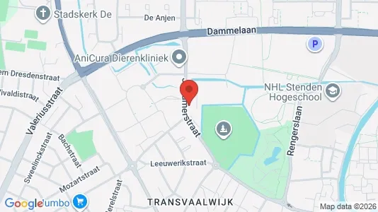 Kantorruimte for sale i Leeuwarden - kort over placeringen