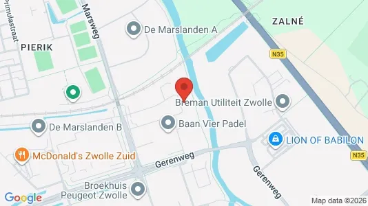 Magazijnen for rent i Zwolle - kort over placeringen