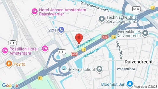 Kantorruimte for rent i Amsterdam Westpoort - kort over placeringen