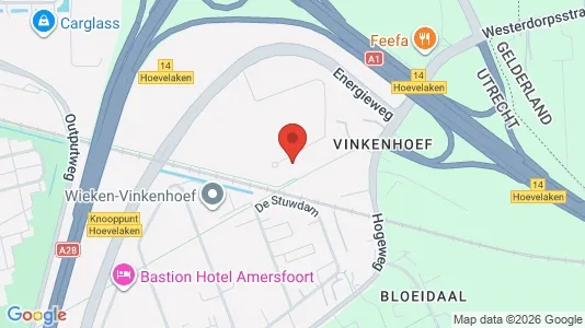 Kantorruimte for sale i Amersfoort - kort over placeringen