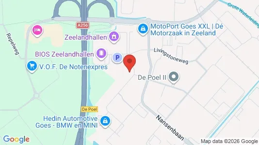 Bedrijfsruimtes for rent i Goes - kort over placeringen