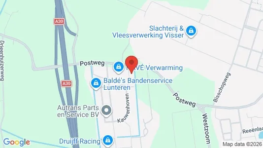 Kantorruimte for rent i Ede - kort over placeringen