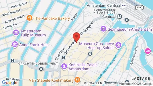 Bedrijfsruimtes for rent i Amsterdam Centrum - kort over placeringen