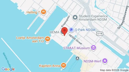 Kantorruimte for rent i Amsterdam Noord - kort over placeringen