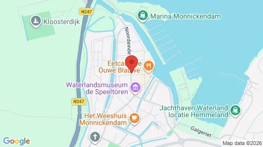 Bedrijfsruimtes for rent i Waterland - kort over placeringen