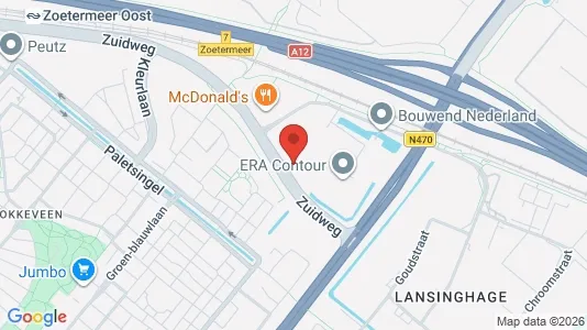 Kantorruimte for rent i Zoetermeer - kort over placeringen