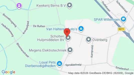 Kantorruimte for rent i Gennep - kort over placeringen
