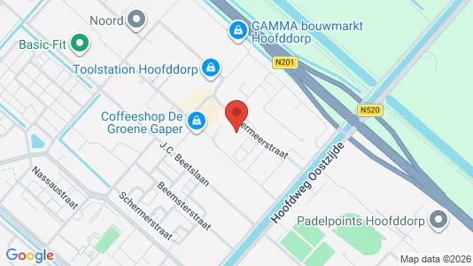 Kantorruimte for rent i Haarlemmermeer - kort over placeringen