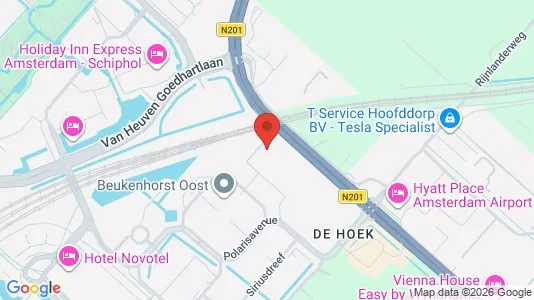 Kantorruimte for rent i Haarlemmermeer - kort over placeringen