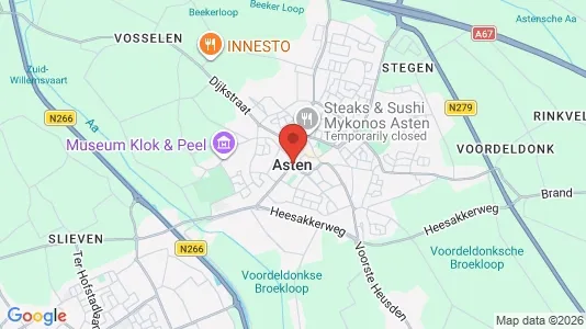 Winkels for rent i Asten - Foto uit Google Street View