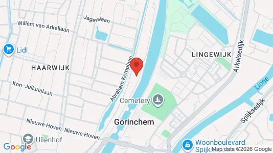 Kantorruimte for rent i Gorinchem - kort over placeringen