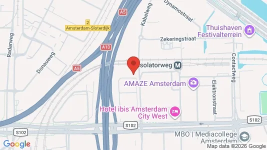 Kantorruimte for rent i Amsterdam Westpoort - kort over placeringen