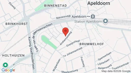 Kantorruimte for rent i Apeldoorn - kort over placeringen