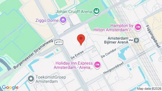 Kantorruimte for rent i Amsterdam-Zuidoost - kort over placeringen