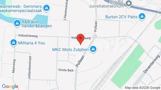 Bedrijfsruimtes for rent i Zutphen - kort over placeringen