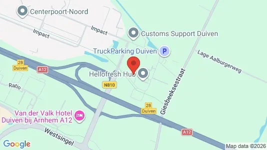 Kantorruimte for rent i Duiven - kort over placeringen