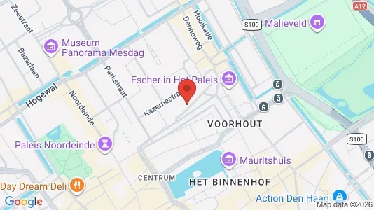 Kantorruimte for rent i The Hague Centrum - kort over placeringen