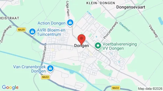 Bedrijfsruimtes for rent i Dongen - Foto uit Google Street View