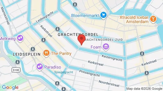 Kantorruimte for rent i Amsterdam Centrum - kort over placeringen