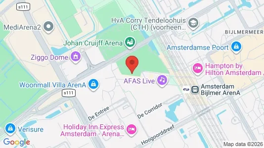 Kantorruimte for rent i Amsterdam-Zuidoost - kort over placeringen