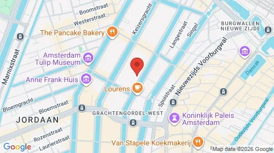 Kantorruimte for rent i Amsterdam Centrum - kort over placeringen