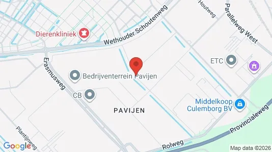 Bedrijfsruimtes for rent i Culemborg - kort over placeringen