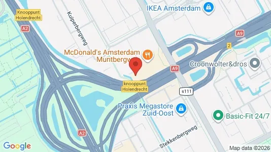 Kantorruimte for rent i Amsterdam-Zuidoost - kort over placeringen
