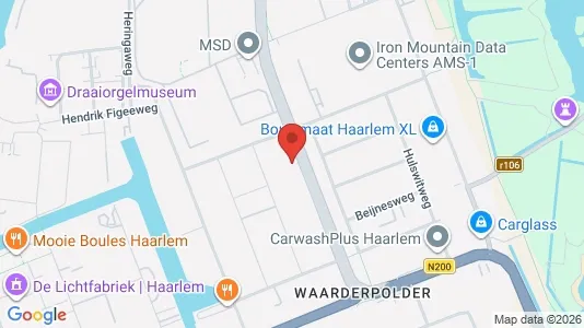 Kantorruimte for sale i Haarlem - kort over placeringen