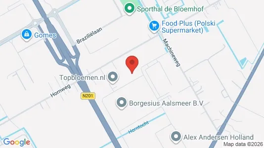 Kantorruimte for rent i Aalsmeer - kort over placeringen