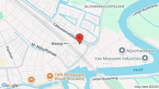 Kantorruimte for rent i Weesp - kort over placeringen