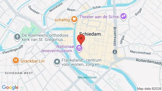 Kantorruimte for rent i Schiedam - kort over placeringen