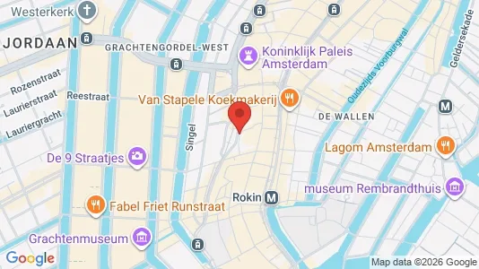 Bedrijfsruimtes for rent i Amsterdam Centrum - kort over placeringen