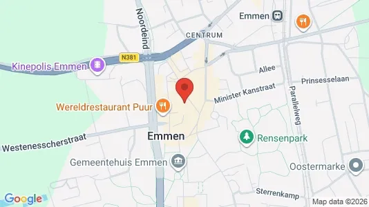 Bedrijfsruimtes for rent i Emmen - Foto uit Google Street View