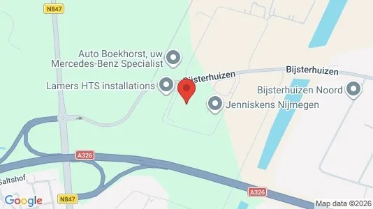 Kantorruimte for rent i Wijchen - kort over placeringen