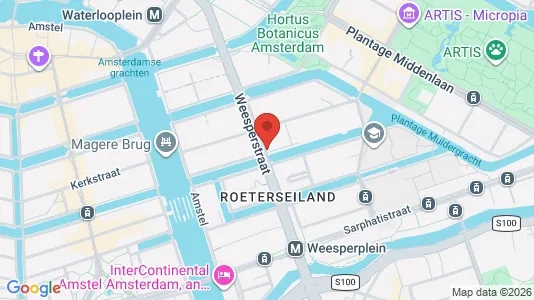 Bedrijfsruimtes for rent i Amsterdam Centrum - kort over placeringen