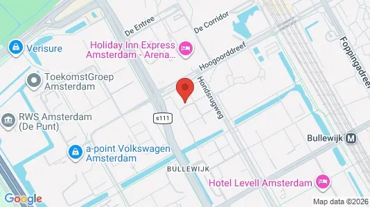 Kantorruimte for rent i Amsterdam-Zuidoost - kort over placeringen