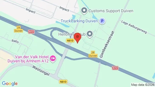 Kantorruimte for rent i Duiven - kort over placeringen