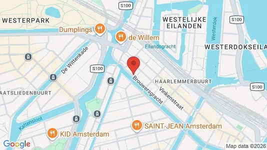 Bedrijfsruimtes for rent i Amsterdam Centrum - kort over placeringen