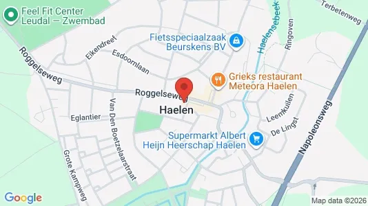 Bedrijfsruimtes for sale i Leudal - kort over placeringen