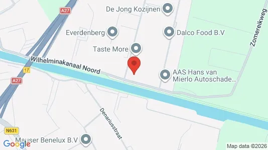Bedrijfsruimtes for rent i Oosterhout - Foto uit Google Street View
