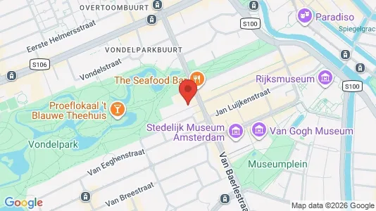 Kantorruimte for rent i Amsterdam Oud-Zuid - kort over placeringen
