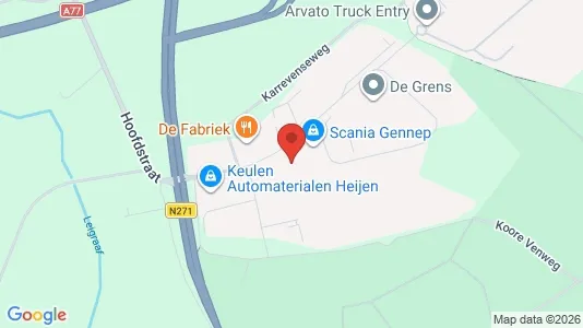 Bedrijfsruimtes for rent i Gennep - kort over placeringen