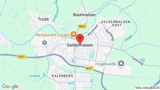Kantorruimte for rent i Geldermalsen - kort over placeringen