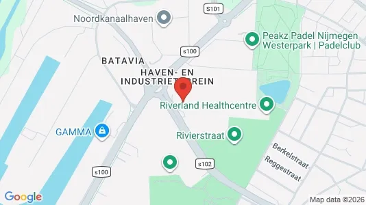 Kantorruimte for rent i Nijmegen - kort over placeringen