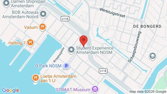 Bedrijfsruimtes for rent i Amsterdam Noord - kort over placeringen